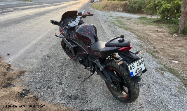 MOTOSİKLET KAZASINDA İKİ YARALI