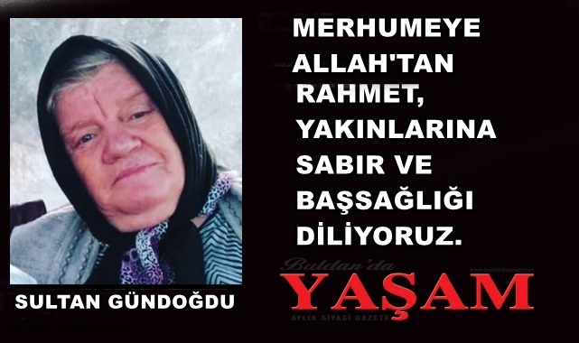 21 EYLÜL 2024 – SULTAN GÜNDOĞDU