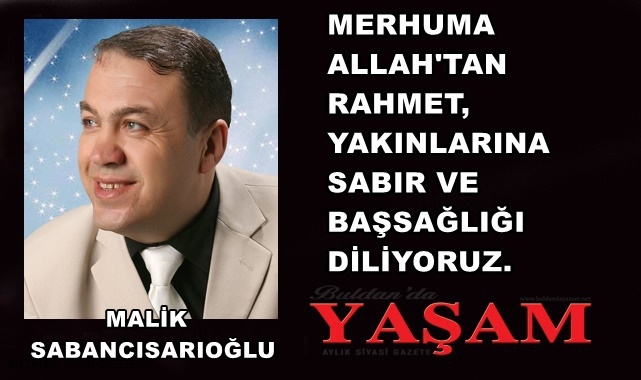 21 EKİM 2024 – MALK SABANCISARIOĞLU