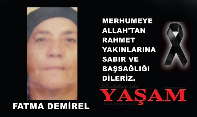 19 KASIM 2024 – FATMA DEMİREL