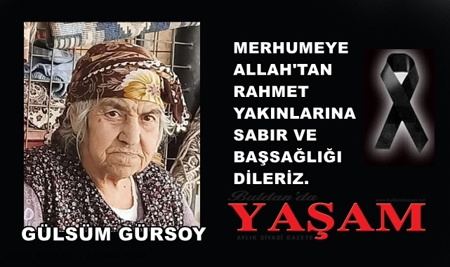 13 ARALIK 2024 - GÜLSÜM GÜRSOY