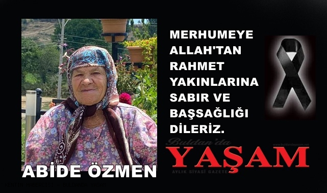 20 MART 2025 - ABİDE ÖZMEN