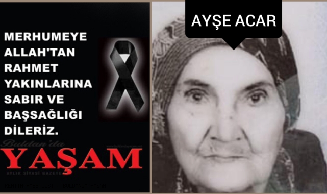 22 MART 2025 - AYŞE ACAR