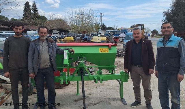 ZİRAAT ODASINDAN ÜRETİCİYE MAKİNA DESTEĞİ