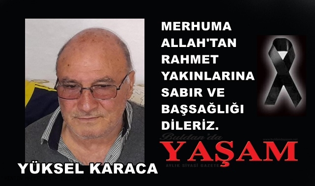 1 NİSAN 2025 – YÜKSEL KARACA