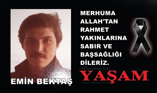 10 NİSAN 2025 - EMİN BEKTAŞ