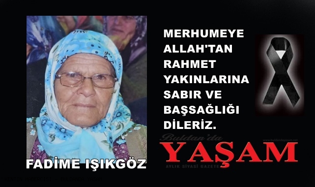 11 NİSAN 2025 – FADİME IŞIKGÖZ