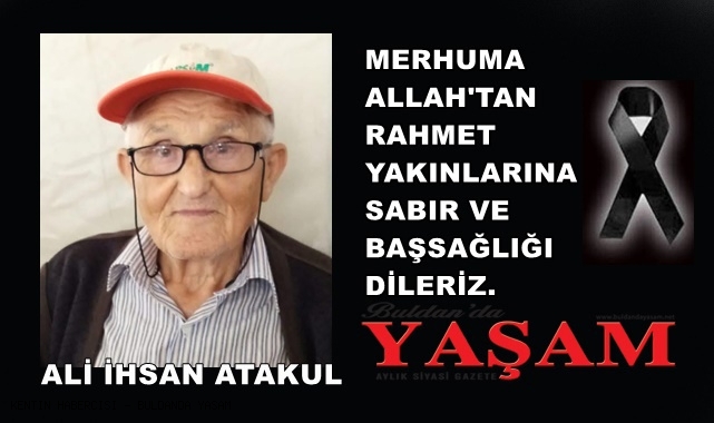 13 NİSAN 2025 – ALİ İHSAN ATAKUL