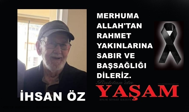 15 NİSAN 2025 – İHSAN ÖZ