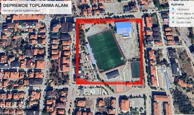 AFET ANINDA BULDAN'DA TOPLANMA ALANI
