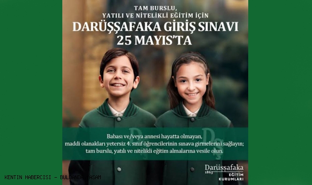 DARÜŞŞAFAKA SİZİ BEKLİYOR
