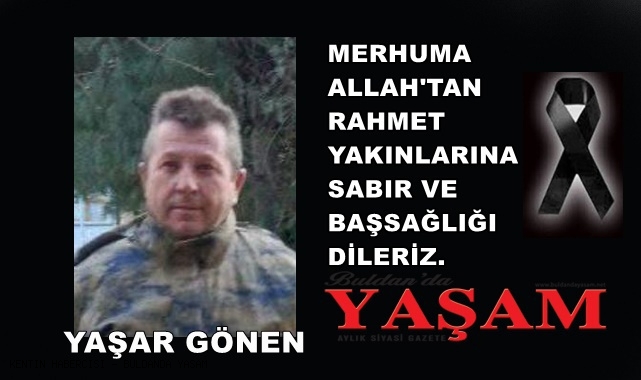5 MAYIS 2025 – YAŞAR GÖNEN