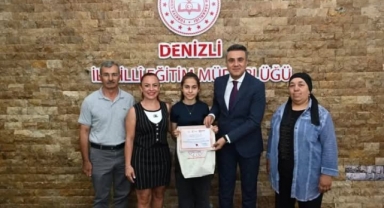 FATMA BETÜL İL BİRİNCİSİ OLDU
