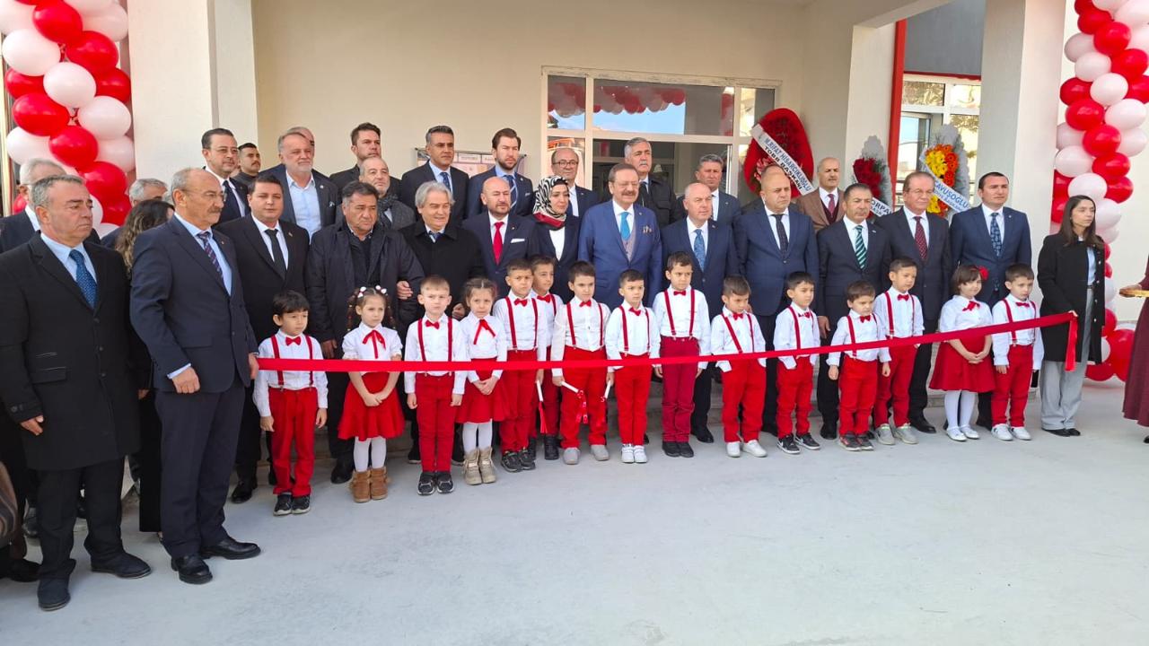 TOBB BULDAN ANAOKULU TÖRENLE AÇILDI