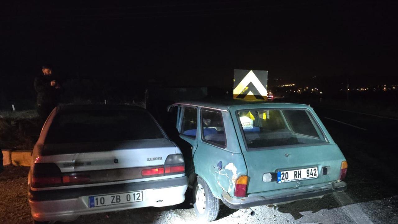 ALACAOĞLU KAVŞAĞINDA KAZA