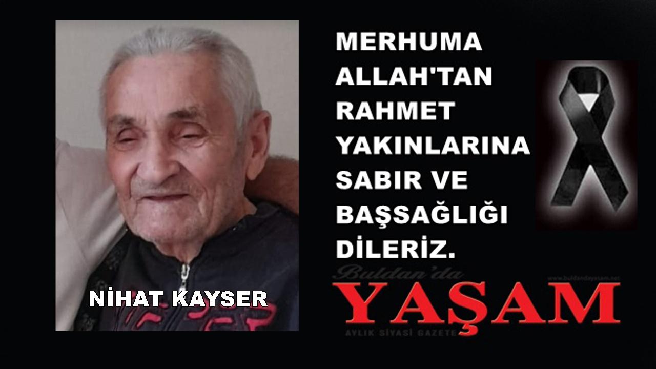 19 MAYIS 2026 – NİHAT KAYSER