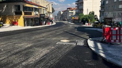ASFALT SERİMİNE BAŞLANDI